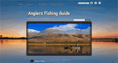 Desktop Screenshot of anglersfishingguide.com